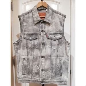 Custom DOSOS on Levi's Vest Denim